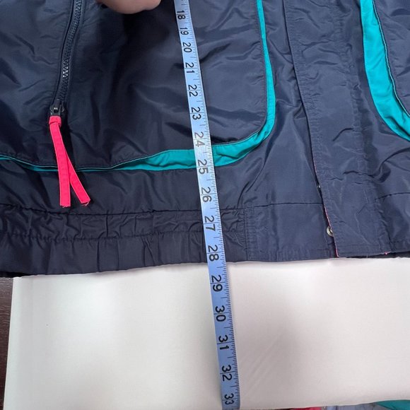 Columbia Powder Keg VTG 90's Ski Snowboard Jacket Men XL Shell ONLY Retro Teal - Picture 14 of 14